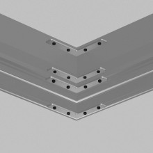 Соединитель угловой Denkirs SMART SLOTT TR2019-AL