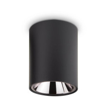 Потолочный светодиодный светильник Ideal Lux Nitro 15W Round Nero 205984