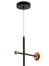 Подвесная светодиодная люстра Natali Kovaltseva Loft Led Lamps 81338 Gold Black