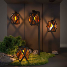 Уличный настенный светильник Elektrostandard Ambra 35133/D черный a056232