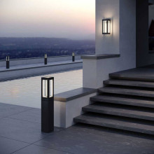 Уличный настенный светодиодный светильник Elektrostandard Frame 1527 Techno Led черный a051855