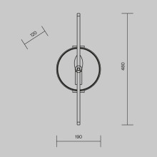Бра Maytoni Marmo MOD099WL-01G