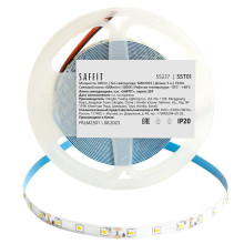 Светодиодная лента Saffit 6W/m 60LED/m 2835SMD теплый белый 5М SST01 55237