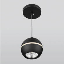 Подвесной светодиодный светильник Elektrostandard DLS023 9W 4200K черный a047775