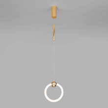 Подвесной светодиодный светильник Eurosvet Rim 90165/1 золото