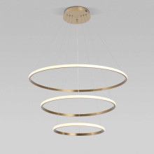 Подвесной светодиодный светильник Eurosvet Collars 90264/3 латунь