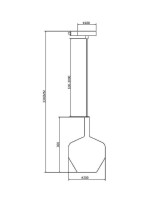 Подвесной светильник Maytoni Duality MOD271PL-01B6