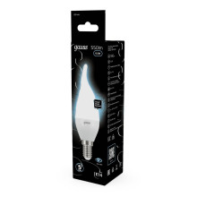 Лампа светодиодная Gauss E14 6.5W 4100K матовая 104101207