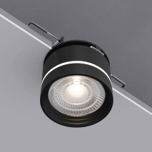 Встраиваемый светодиодный светильник Elektrostandard Stark 25035/LED 8W 4200K чёрный a062932