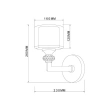 Бра Vele Luce Lotus VL1053W01