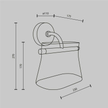 Бра Maytoni Cabaret MOD170WL-L8BS3K2