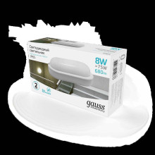 Настенно-потолочный светодиодный светильник Gauss Elementary 161411208