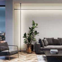 Струнный светодиодный светильник Elektrostandard Strongline 40127/LED черный a063379