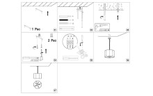 Подвесная люстра Moderli Rizar V1220-5P