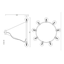 Подвесная люстра Imperium Loft Flamb 140690-26