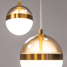 Подвесная светодиодная люстра Maytoni Area MOD295PL-L120BBS3K