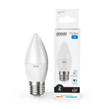 Лампа светодиодная Gauss E27 10W 6500K матовая 30230
