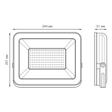 Прожектор светодиодный Gauss 100W 613100100