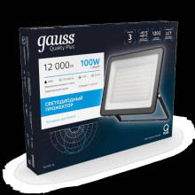 Прожектор светодиодный Gauss Qplus 100W 6500К 613511100