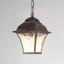 Уличный подвесной cветильник Elektrostandard Apus H черное золото GL 1009H a043115