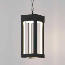 Уличный подвесной светодиодный светильник Elektrostandard Frame 1528 Techno Led черный a051857