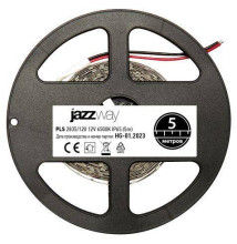 Светодиодная влагозащищенная лента Jazzway 12W/m 120Led/m 2835SMD холодный белый 5M 2859099
