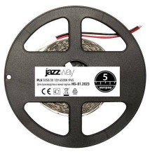 Светодиодная влагозащищенная лента Jazzway 7,2W/m 30Led/m 5050SMD холодный белый 5M 327552