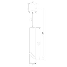 Подвесной светильник Eurosvet 7011 MR16 WH/GD белый/золото