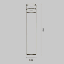 Уличный светодиодный светильник Maytoni Betone O469FL-L20CM3K1