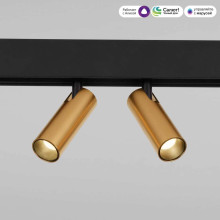Трековый светодиодный светильник Elektrostandard Slim Magnetic Dim Dual 85056/01 латунь a063527