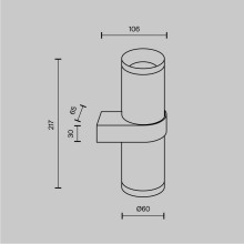 Бра Maytoni Technical Focus Design C069WL-02MG