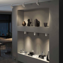 Накладной светодиодный светильник Elektrostandard Cors 25032/LED белый/серебро a062387