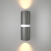 Уличный настенный светодиодный светильник Elektrostandard Liberty 35124/U серый/белый a060098