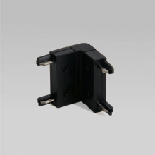 Коннектор угловой для накладного шинопровода Elektrostandard Flat Magnetic 85002/00 черный a063737