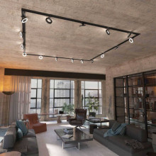 Трековый светодиодный светильник однофазный Elektrostandard Spila 85079/01 черный a056374