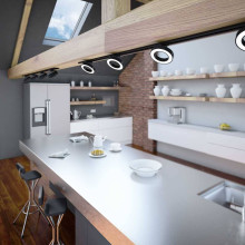 Трековый светодиодный светильник однофазный Elektrostandard Spila 85079/01 черный a056374