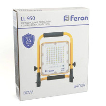 Светодиодный прожектор Feron LL-950 30W 6400K 48675