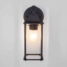 Уличный настенный cветильник Elektrostandard 1008D Brick черный a038438