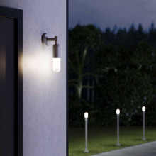 Уличный настенный светодиодный светильник Elektrostandard Isida 35165/U серый a062883