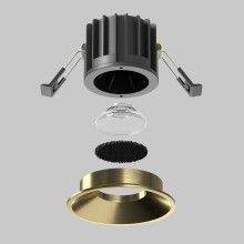 Встраиваемый светодиодный светильник Maytoni Round DL058-12W3K-BS