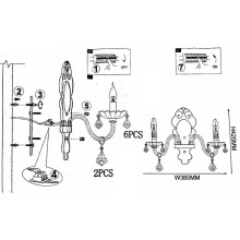 Бра Imperium Loft Rainbow 101951-26