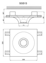 Встраиваемый светильник Artpole SGS13