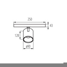 Трековый светодиодный светильник Kanlux ATL1 30W-930-S6-W 33134