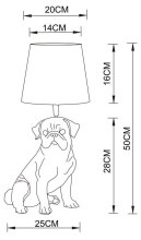 Настольная лампа Arte Lamp Bobby A1512LT-1WH