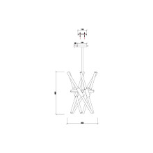 Подвесной светильник Vele Luce Fury VL5684P12