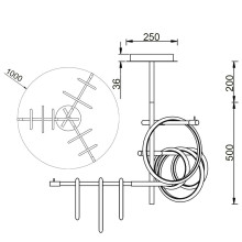 Потолочный светильник Vele Luce Bellezza VL7262L07