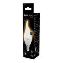 Лампа светодиодная Gauss E14 6.5W 3000K матовая 104101107