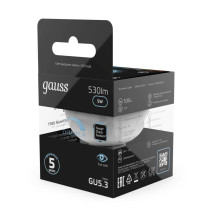 Лампа светодиодная Gauss GU5.3 5W 4100K матовая 101505205