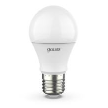 Лампа светодиодная Gauss E27 10W 3000K матовая 102502110