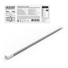 Лампа светодиодная Gauss G13 10W 4000K матовая 93020